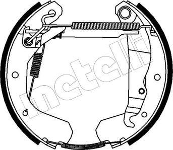 Metelli 51-0119 - Kit ganasce freno autozon.pro