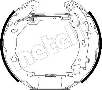 Metelli 51-0189 - Kit ganasce freno autozon.pro