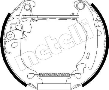 Metelli 51-0181 - Kit ganasce freno autozon.pro