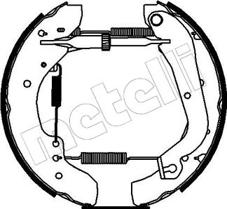 Metelli 51-0139 - Kit ganasce freno autozon.pro