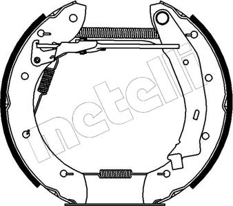 Metelli 51-0137 - Kit ganasce freno autozon.pro