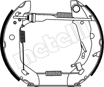 Metelli 51-0172 - Kit ganasce freno autozon.pro