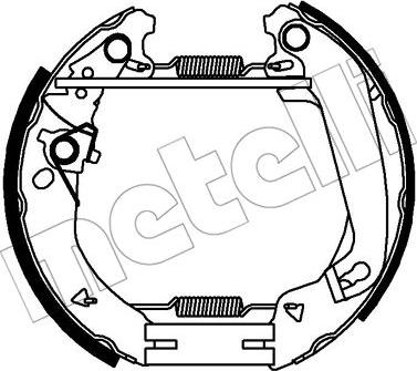 Metelli 51-0341 - Kit ganasce freno autozon.pro