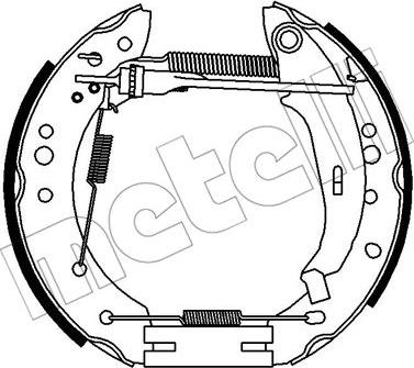 Metelli 51-0342 - Kit ganasce freno autozon.pro