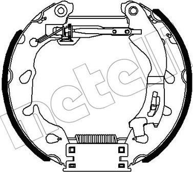 Metelli 51-0355 - Kit ganasce freno autozon.pro