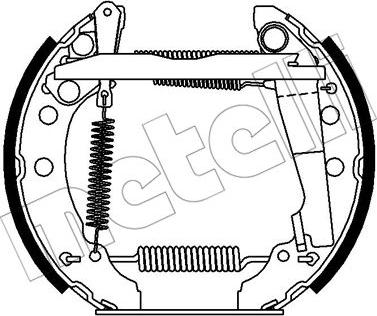 Metelli 51-0367 - Kit ganasce freno autozon.pro