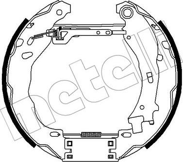 Metelli 51-0362 - Kit ganasce freno autozon.pro