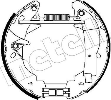 Metelli 51-0309 - Kit ganasce freno autozon.pro