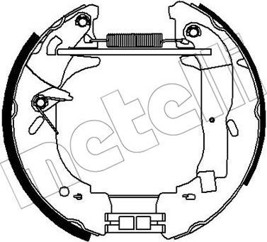 Metelli 51-0302 - Kit ganasce freno autozon.pro