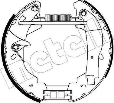 Metelli 51-0308 - Kit ganasce freno autozon.pro