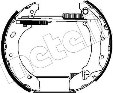 Metelli 51-0248 - Kit ganasce freno autozon.pro