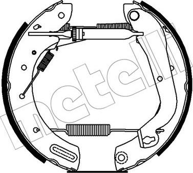 Metelli 51-0253 - Kit ganasce freno autozon.pro