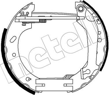 Metelli 51-0265 - Kit ganasce freno autozon.pro