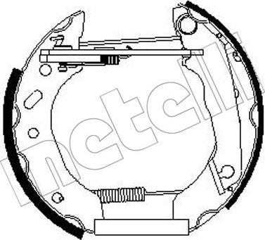 Metelli 51-0263 - Kit ganasce freno autozon.pro