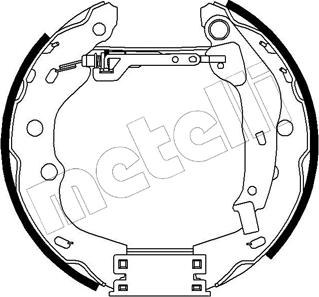 Metelli 51-0206 - Kit ganasce freno autozon.pro