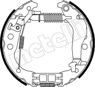 Metelli 51-0204 - Kit ganasce freno autozon.pro