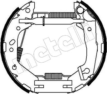 Metelli 51-0210 - Kit ganasce freno autozon.pro