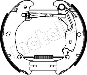 Metelli 51-0220 - Kit ganasce freno autozon.pro