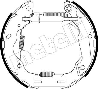 Metelli 51-0236 - Kit ganasce freno autozon.pro