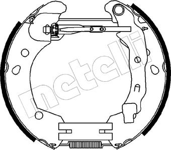 Metelli 51-0231 - Kit ganasce freno autozon.pro