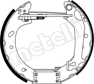 Metelli 51-0238 - Kit ganasce freno autozon.pro