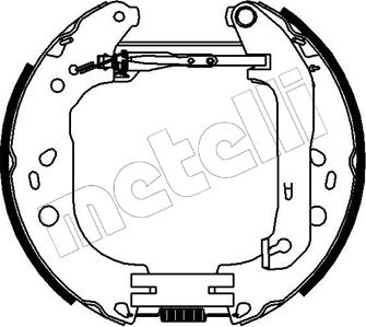 Metelli 51-0229 - Kit ganasce freno autozon.pro