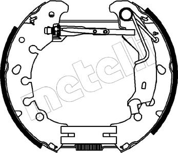 Metelli 51-0225 - Kit ganasce freno autozon.pro