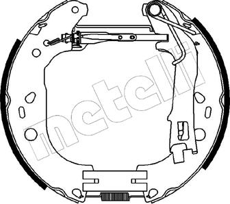 Metelli 51-0227 - Kit ganasce freno autozon.pro