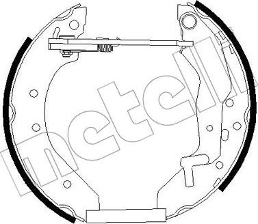 Metelli 51-0274 - Kit ganasce freno autozon.pro