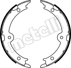 Metelli 53-0449 - Kit ganasce, Freno stazionamento autozon.pro