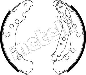 Metelli 53-0454 - Kit ganasce freno autozon.pro