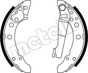 Metelli 53-0465 - Kit ganasce freno autozon.pro