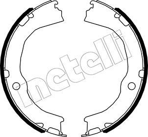 Metelli 53-0485 - Kit ganasce, Freno stazionamento autozon.pro