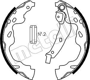 Metelli 53-0438 - Kit ganasce freno autozon.pro