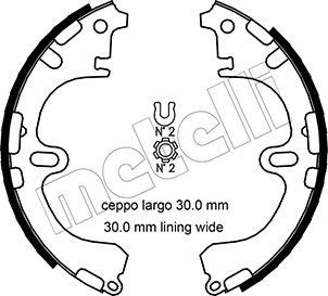 Metelli 53-0433 - Kit ganasce freno autozon.pro