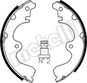 Metelli 53-0425 - Kit ganasce freno autozon.pro