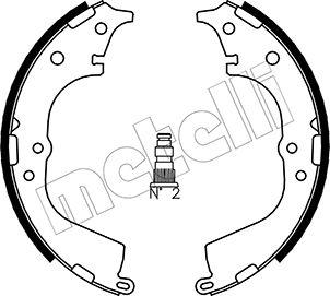 Metelli 53-0428 - Kit ganasce freno autozon.pro