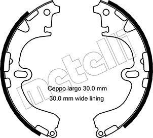 Metelli 53-0422 - Kit ganasce freno autozon.pro