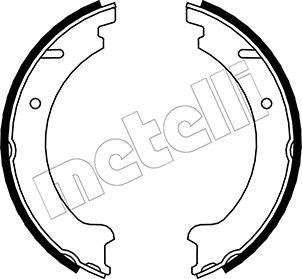 Metelli 53-0478 - Kit ganasce, Freno stazionamento autozon.pro