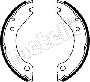 Metelli 53-0473 - Kit ganasce, Freno stazionamento autozon.pro