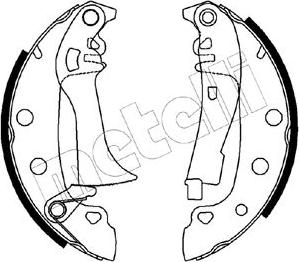 Metelli 53-0555 - Kit ganasce freno autozon.pro