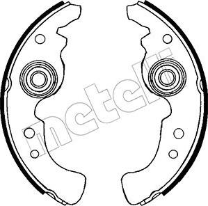 Metelli 53-0556 - Kit ganasce freno autozon.pro