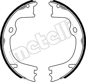 Metelli 53-0568 - Kit ganasce, Freno stazionamento autozon.pro