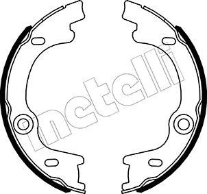 Metelli 53-0505 - Kit ganasce, Freno stazionamento autozon.pro