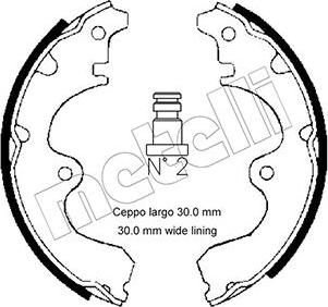 Metelli 53-0634 - Kit ganasce freno autozon.pro