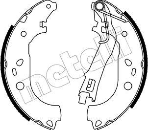 Metelli 53-0099 - Kit ganasce freno autozon.pro