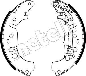 Metelli 53-0093 - Kit ganasce freno autozon.pro