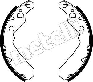 Metelli 53-0045 - Kit ganasce freno autozon.pro