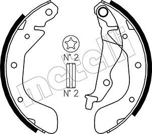 Metelli 53-0050 - Kit ganasce freno autozon.pro