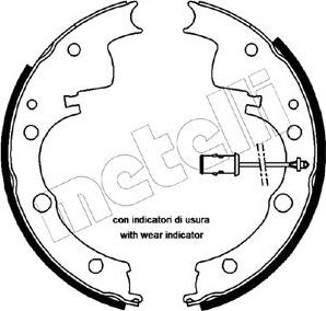 Metelli 53-0065 - Kit ganasce freno autozon.pro